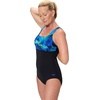 image:imageSpeedo Womens Endurance Color Top One Piece SwimsuitGlass Petal Anthracite