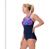 image:imageSpeedo Womens Endurance Color Top One Piece SwimsuitGlass Petals Peacoat