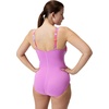 image:imageSpeedo Womens Endurance Color Top One Piece SwimsuitKaluna Floral Neon Violet