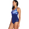 image:imageSpeedo Womens Endurance Color Top One Piece SwimsuitSeaswept Tie Dye