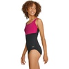 image:imageSpeedo Womens Endurance Color Top One Piece SwimsuitSpeedo BlackFuchsia