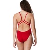 image:imageSpeedo Womens Swimsuit One Piece Endurance Strappy SolidSpeedo Red