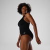 image:imageSpeedo Womens Swimsuit One Piece Endurance Ultraback Solid Contemporary CutSpeedo Black