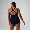 image:imageSpeedo Womens Swimsuit One Piece Endurance Ultraback Solid Contemporary CutSpeedo Navy
