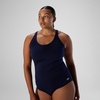image:imageSpeedo Womens Swimsuit One Piece Endurance Ultraback Solid Contemporary CutSpeedo Navy