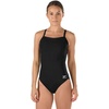 image:imageSpeedo Womens Swimsuit One Piece Prolt Flyback Solid Adult Team ColorsBlackBlack