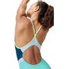 image:imageSpeedo Womens Swimsuit One Piece Quantum Splice Thin Strap High Cut SolidFushion Arctic Glass