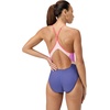 image:imageSpeedo Womens Swimsuit One Piece Quantum Splice Thin Strap High Cut SolidFushion Hapuna Blue