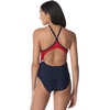 image:imageSpeedo Womens Swimsuit One Piece Quantum Splice Thin Strap High Cut SolidFusion RedWhiteBlue
