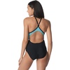 image:imageSpeedo Womens Swimsuit One Piece Quantum Splice Thin Strap High Cut SolidFusion Speedo Black