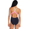 image:imageSpeedo Womens Swimsuit One Piece Quantum Splice Thin Strap High Cut SolidJacquard Speedo Black