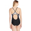 image:imageSpeedo Womens Swimsuit One Piece Quantum Splice Thin Strap High Cut SolidSpeedo Black
