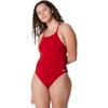 image:imageSpeedo Womens Swimsuit One Piece Endurance Strappy SolidSpeedo Red