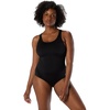 image:imageSpeedo Womens Swimsuit One Piece Endurance Ultraback Solid Contemporary CutSpeedo Black