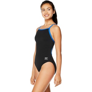 image:imageSpeedo Womens Swimsuit One Piece Prolt Flyback Solid Adult Team ColorsBlackBlue