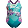 image:imageSpeedo Girls Swimsuit Infant to Big Kid UPF 50 Learn to SwimCrossback 1pc Neon Violet