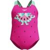 image:imageSpeedo Girls Swimsuit Infant to Big Kid UPF 50 Learn to SwimDigital 1pc Neon Bubble Gum