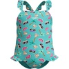image:imageSpeedo Girls Swimsuit Infant to Big Kid UPF 50 Learn to SwimFrill 1pc Arctic Glass
