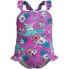 image:imageSpeedo Girls Swimsuit Infant to Big Kid UPF 50 Learn to SwimFrill 1pc Neon VioletSplash Bash
