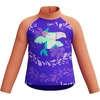 image:imageSpeedo Girls Swimsuit Infant to Big Kid UPF 50 Learn to SwimLS Top Indigo Glow
