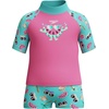 image:imageSpeedo Girls Swimsuit Infant to Big Kid UPF 50 Learn to SwimSS Set Neon Bubblegum