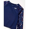image:imageSpeedo Girls Uv Swim Shirt Long Sleeve Rashguard SetRedWhiteBlue