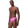 image:imageSpeedo Mens Swimsuit Brief Comfort WaistbandMid Desert Bloom Neon Violet