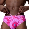 image:imageSpeedo Mens Swimsuit Brief Comfort WaistbandMid Desert Bloom Neon Violet