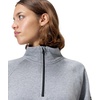 image:imageSpeedo Unisex Adult Sweatshirt Quarter Zip Pull Over Team Warm Up2024 Heather Grey