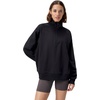 image:imageSpeedo Unisex Adult Sweatshirt Quarter Zip Pull Over Team Warm Up2024 Team Black