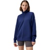 image:imageSpeedo Unisex Adult Sweatshirt Quarter Zip Pull Over Team Warm Up2024 Team Navy