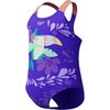 image:imageSpeedo Girls Swimsuit Infant to Big Kid UPF 50 Learn to SwimDigital 1pc Indigo Glow
