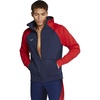 image:imageSpeedo mens Sweatshirt Full Zip Hooded Jacket Team Warm UpRedWhiteBlue