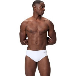 image:imageSpeedo Mens Swimsuit Brief Comfort WaistbandMid White
