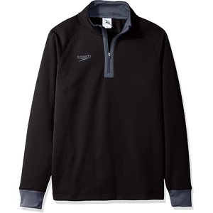image:imageSpeedo UnisexAdult Sweatshirt 34 Zip Pull Over Team Warm UpNew Black
