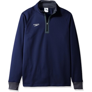 image:imageSpeedo UnisexAdult Sweatshirt 34 Zip Pull Over Team Warm UpNew Navy
