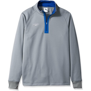 image:imageSpeedo UnisexAdult Sweatshirt 34 Zip Pull Over Team Warm UpSpeedo Blue