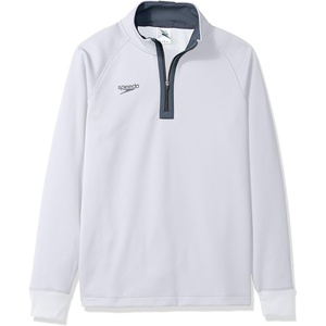 image:imageSpeedo UnisexAdult Sweatshirt 34 Zip Pull Over Team Warm UpWhite