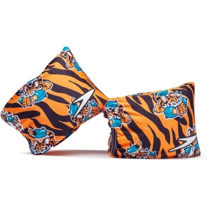 image:imageSpeedo unisexchild Swim Arm Bands Begin to SwimFlu Orange Tiger Splash