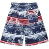 image:imageSpeedo Boys Swim Trunk Knee Length Boardshort EBoard PrintedFloral Peacoat