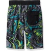 image:imageSpeedo Boys Swim Trunk Knee Length Boardshort EBoard PrintedSwirl Speedo Black