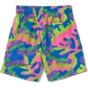 image:imageSpeedo Boys Swim Trunk Mid Length Redondo PrintedCoral Leaves Green Gecko