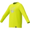 image:imageSpeedo Boys Uv Swim Shirt Long Sleeve Tee GraphicHyper Yellow