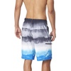 image:imageSpeedo Mens Swim Trunk Knee Length Boardshort Active Flex EBoard PrintedDeep Steel