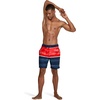 image:imageSpeedo Mens Swim Trunk Knee Length Boardshort Bondi Striped18 Oasis High Risk Red