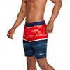 image:imageSpeedo Mens Swim Trunk Knee Length Boardshort Bondi Striped18 Oasis High Risk Red