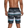 image:imageSpeedo Mens Swim Trunk Knee Length Boardshort Bondi Striped18 Seafaring Anthracite