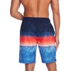 image:imageSpeedo Mens Swim Trunk Knee Length Boardshort Bondi Striped20 Nice Sunset