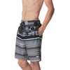 image:imageSpeedo Mens Swim Trunk Knee Length Boardshort Bondi Striped20 Oasis Anthracite