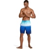 image:imageSpeedo Mens Swim Trunk Knee Length Boardshort Bondi Striped20 Spray Palace Blue